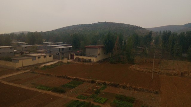 China Countryside as seen from the bullet train