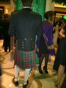 Kilts galore, of course!