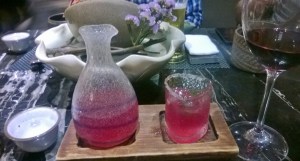 Sake..punch...Cab=Dinner