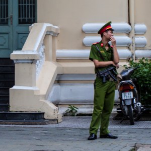Uzi needed to guard the Finance Bldg in Saigon