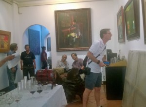 Gallery show in Saigon