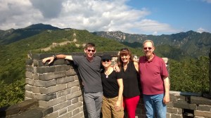 Sharing the Great Wall with our friends, Patti & Larry, was awesome.