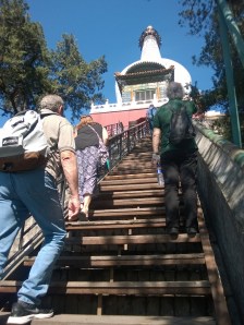 69 Steps to the White Pagoda! Climb baby climb!
