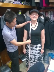 Sizing me up for a French cuff shirt