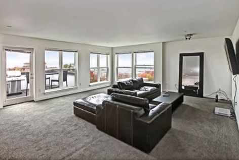 The "Before" picture of our new living room