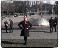 Seattle Center is our backyard with the fountain shooting high to the musical playlist.