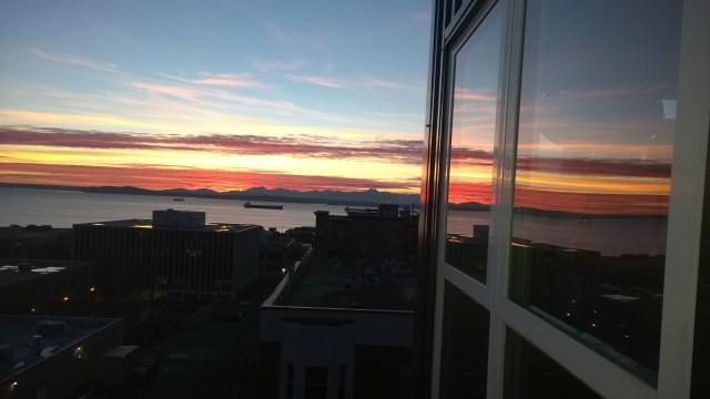 Another outstanding sunset caps off a busy weekend