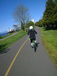 Me, riding way too low and pumping too hard... raising that seat made all the difference.