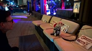 Toshio's bouncer is a cutie