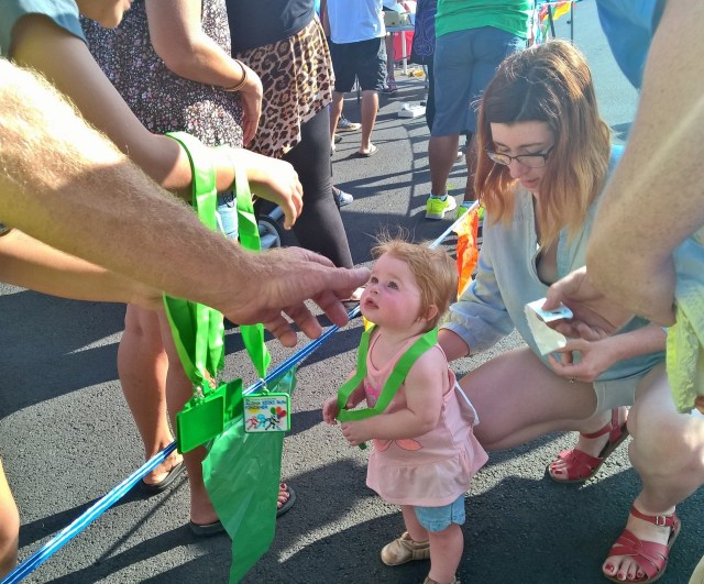 Mia's first Keikei 100 yard run in Kona