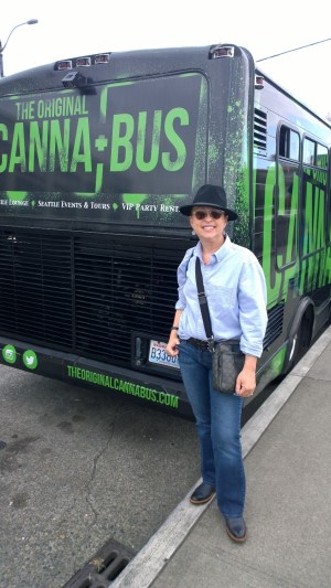 Hop aboard the Canna-bus and take a ride!  Guaranteed you'll smoke a pipe!