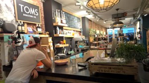 Toms...love them and their retail concept.  Give back and provide quality goods.  Sold!