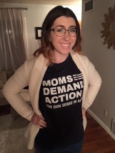 Hannah is taking a stand against guns.