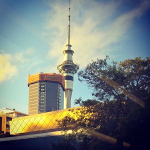 Auckland's landmark reminds me of our Space Needle